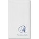 Elegant Initial Linen Like Guest Towels Image 5 of 5